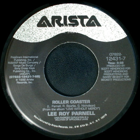 Lee Roy Parnell - What Kind Of Fool Do You Think I Am / Roller Coaster side B