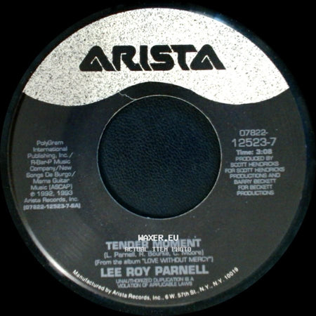 Lee Roy Parnell - Tender Moment / The Rock side A