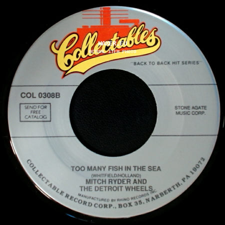 Mitch Ryder And The Detroit Wheels - Devil With A Blue Dress On / Good Golly Miss Molly / Too Many Fish In The Sea side B