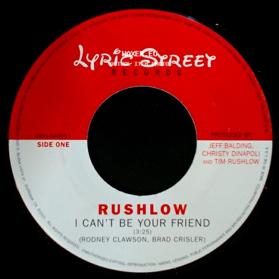Rushlow - I Can't Be Your Friend / I Can't Be Your Friend side A