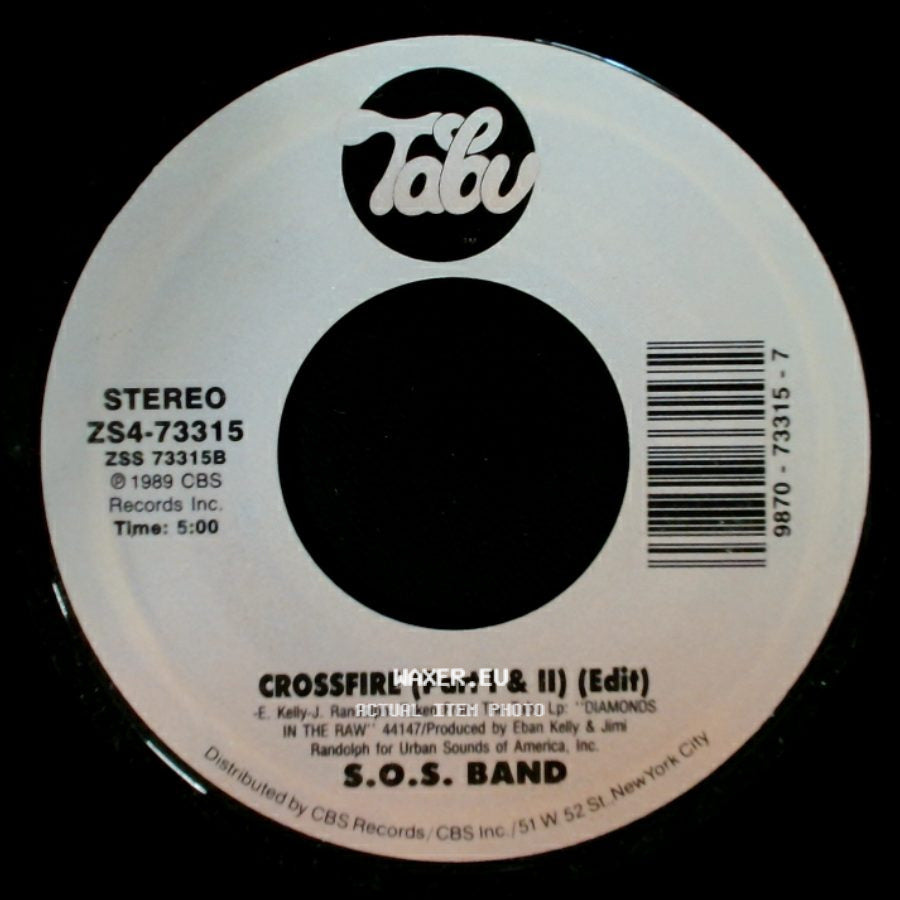 S.O.S. Band - Do You Love Me? (7 Inch Mix) / Crossfire (Part I & Ii) (Edit) side B
