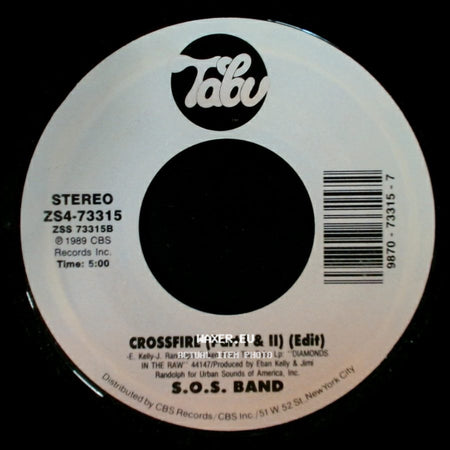 S.O.S. Band - Do You Love Me? (7 Inch Mix) / Crossfire (Part I & Ii) (Edit) side B