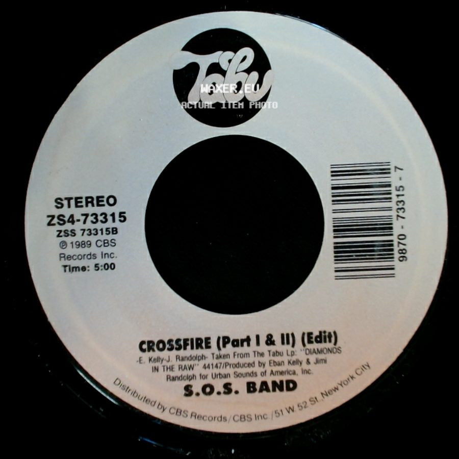 S.O.S. Band - Do You Love Me? (7 Inch Mix) / Crossfire (Part I & Ii) (Edit) side B