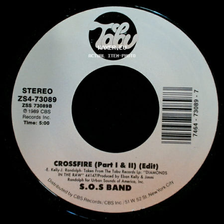 S.O.S Band - Crossfire (Part I & Ii) (Edit) / Secret Wish (Edit) side A