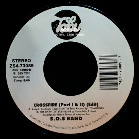 S.O.S Band - Crossfire (Part I & Ii) (Edit) / Secret Wish (Edit) side A
