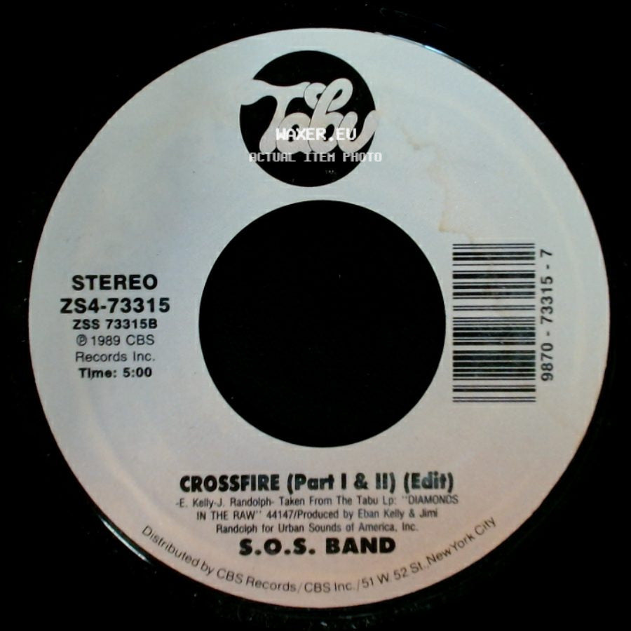 S.O.S. Band - Do You Love Me? (7 Inch Mix) / Crossfire (Part I & Ii) (Edit) side B