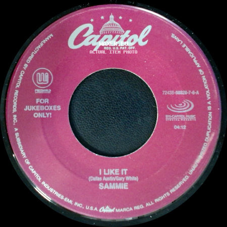 Sammie (Featuring J.T. Money) / Sammie - The Bottom / I Like It side B