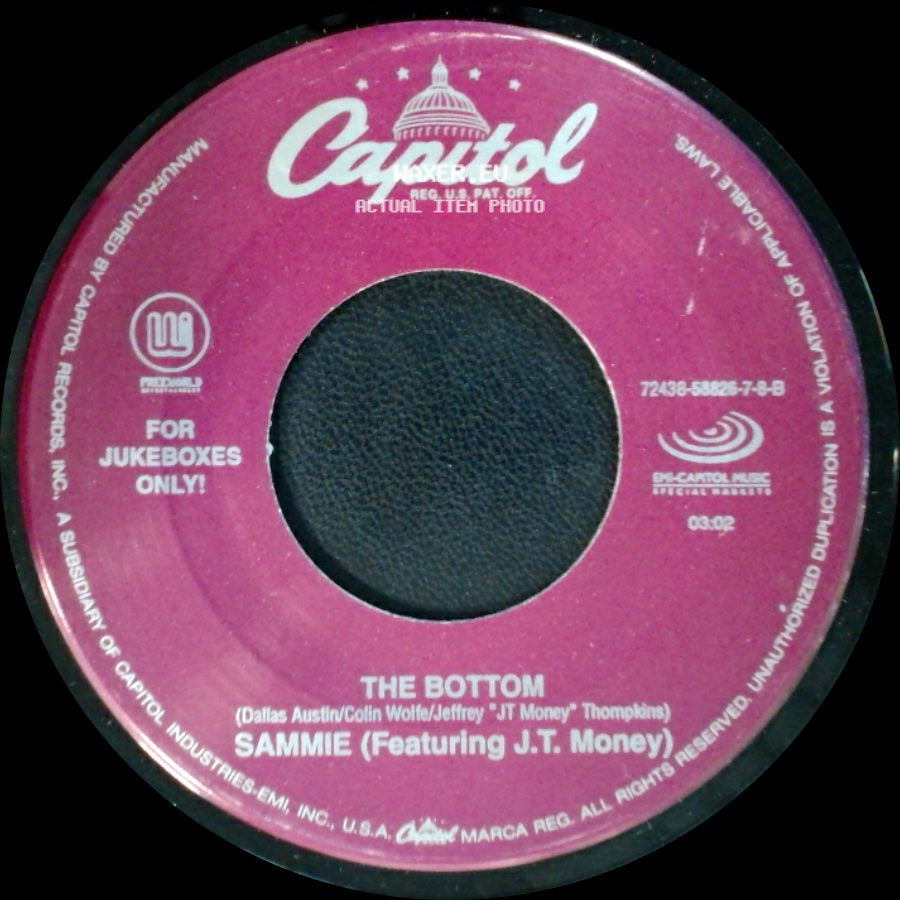 Sammie / Sammie (Featuring J.T. Money) - I Like It / The Bottom side B