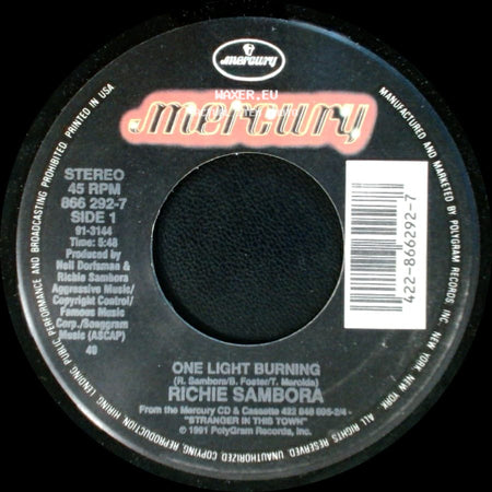 Richie Sambora - One Light Burning / River Of Love side A