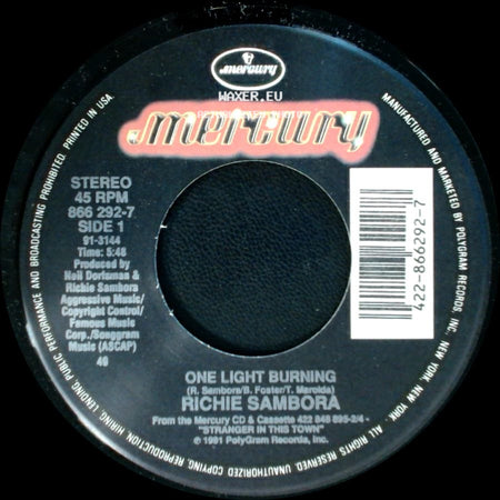 Richie Sambora - One Light Burning / River Of Love side A