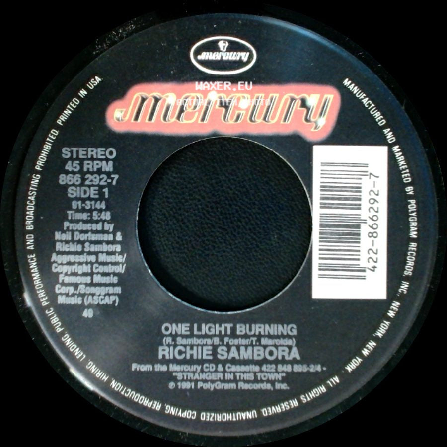 Richie Sambora - One Light Burning / River Of Love side A