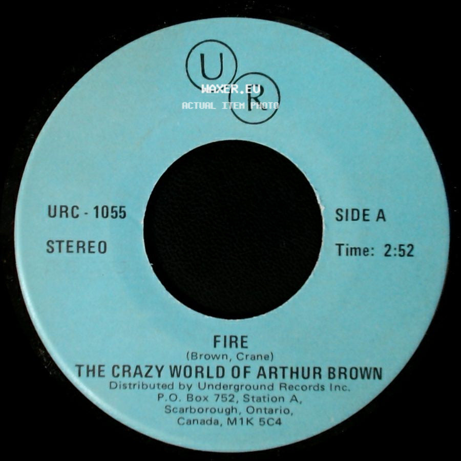 The Crazy World Of Arthur Brown - Fire / Fire side A