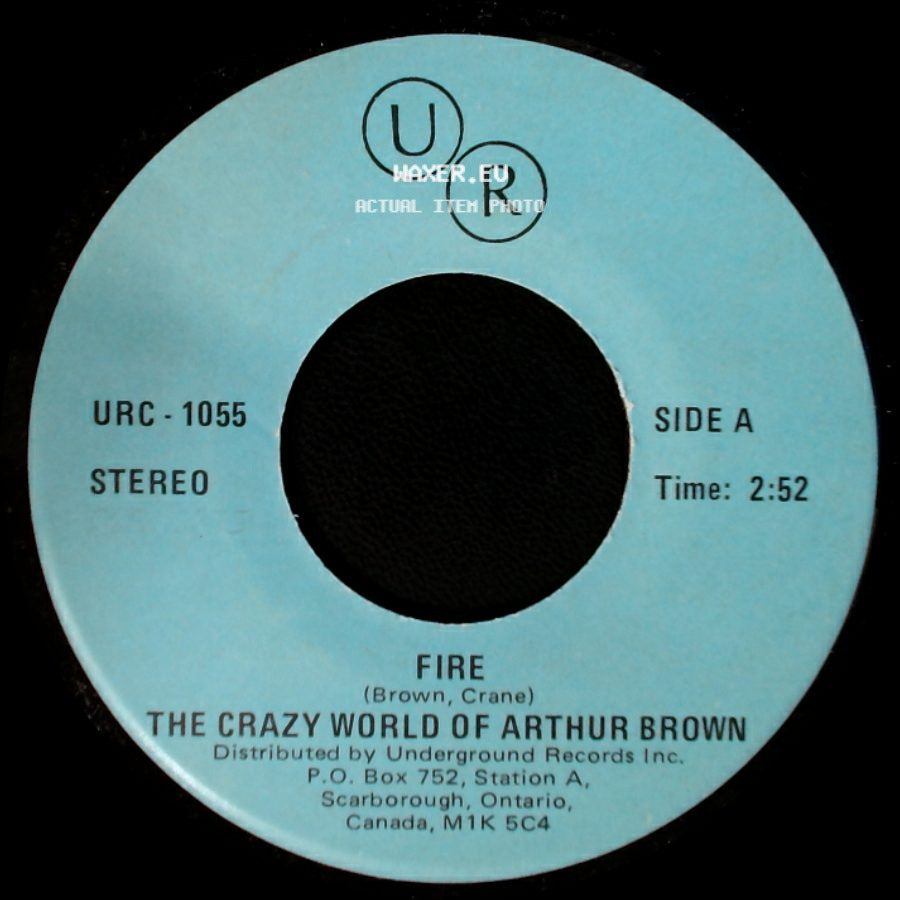 The Crazy World Of Arthur Brown - Fire / Fire side B