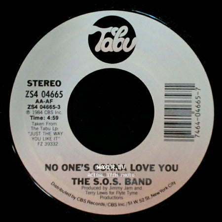 The S.O.S. Band - No One's Gonna Love You / I Don't Want Nobody Else side A