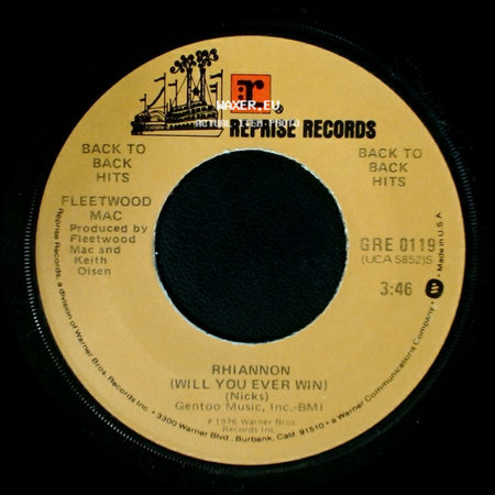 Fleetwood Mac - Over My Head / Rhiannon (Will You Ever Win) side B