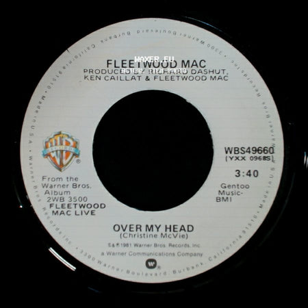 Fleetwood Mac - Over My Head / Fireflies side A