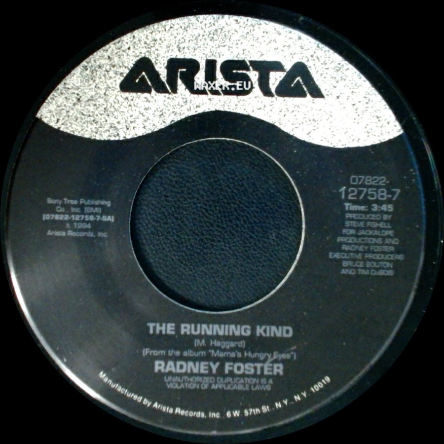 Radney Foster / Pam Tillis - The Running Kind / Silver Wings side A