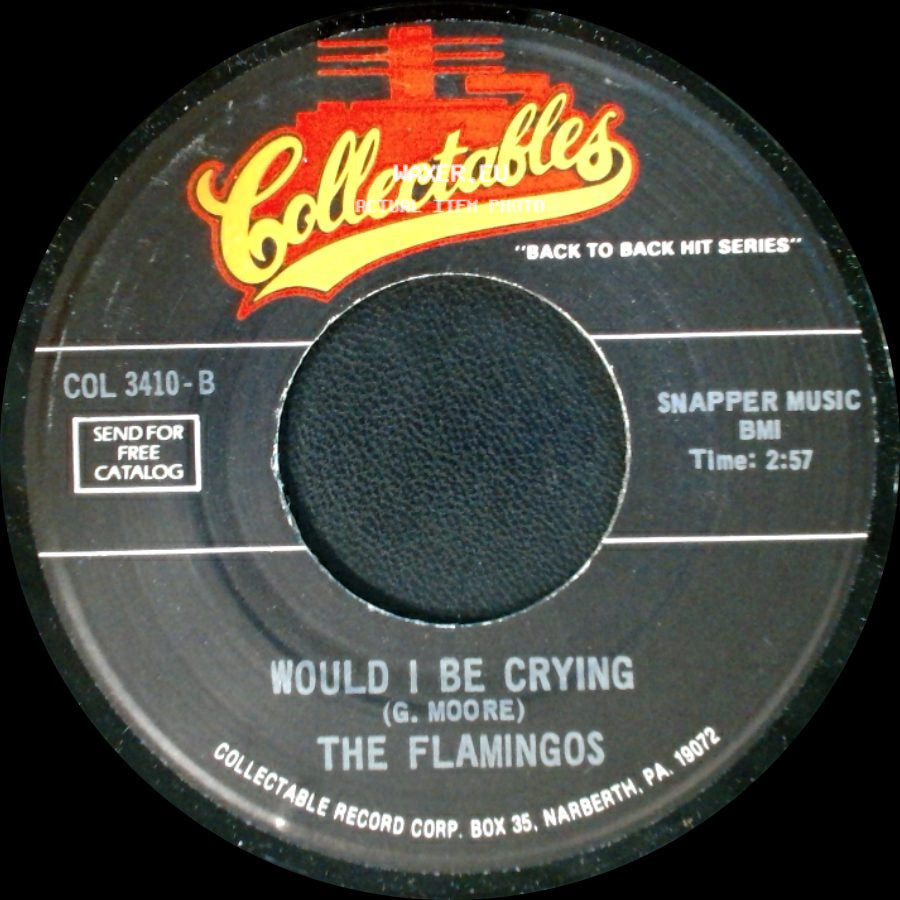The Flamingos - The Vow / Would I Be Crying side B