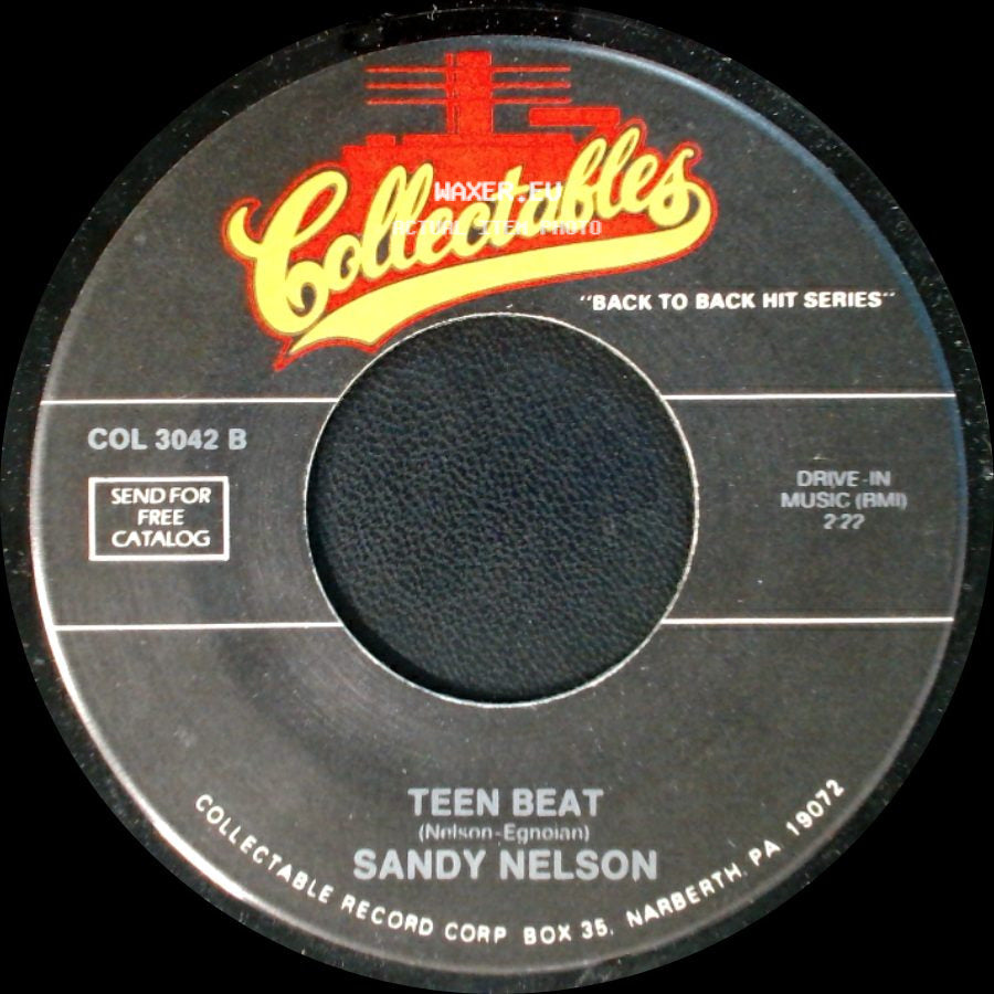 Sandy Nelson / The Flares - Teen Beat / Foot Stomping (Pt. 1) side A