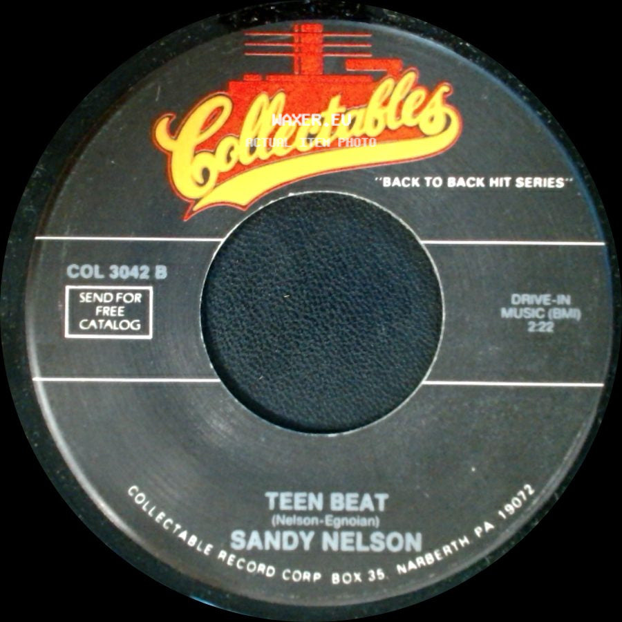 The Flares / Sandy Nelson - Foot Stomping (Pt. 1) / Teen Beat side B