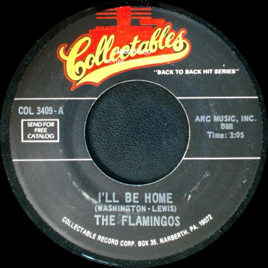 The Flamingos - I'll Be Home / A Kiss From Your Lips side A