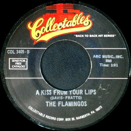The Flamingos - I'll Be Home / A Kiss From Your Lips side B