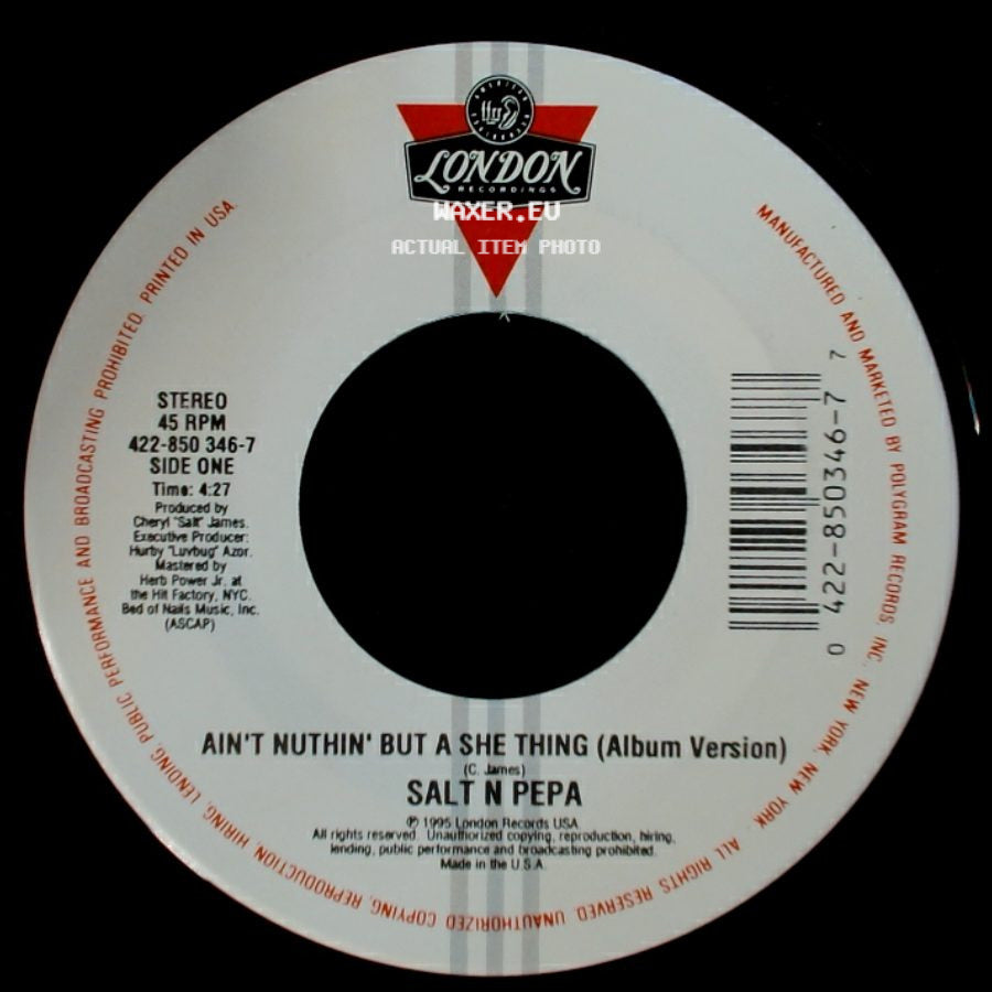 Salt N Pepa - Ain't Nuthin' But A She Thing (Album Version) / Ain't Nuthin' But A She Thing (Remix) side A