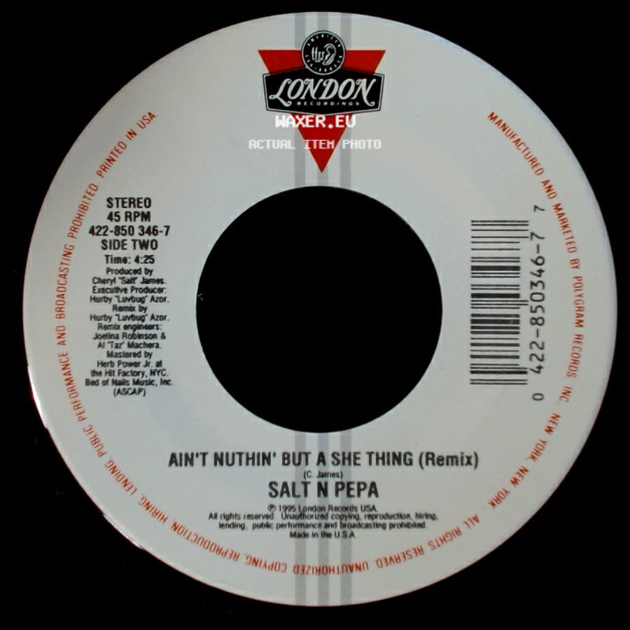 Salt N Pepa - Ain't Nuthin' But A She Thing (Album Version) / Ain't Nuthin' But A She Thing (Remix) side B