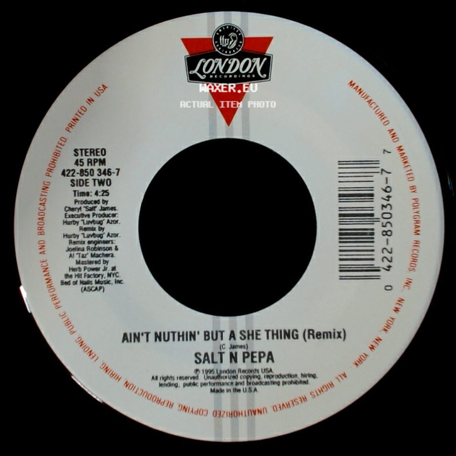 Salt N Pepa - Ain't Nuthin' But A She Thing (Album Version) / Ain't Nuthin' But A She Thing (Remix) side B