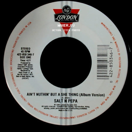 Salt N Pepa - Ain't Nuthin' But A She Thing (Album Version) / Ain't Nuthin' But A She Thing (Remix) side A