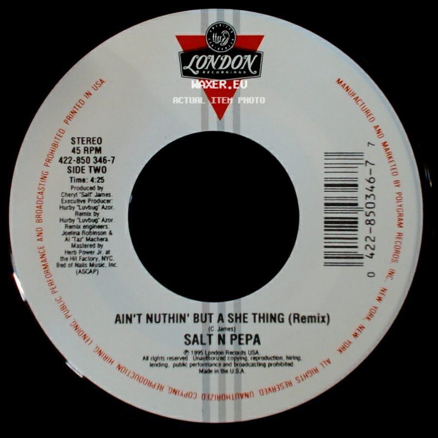 Salt N Pepa - Ain't Nuthin' But A She Thing (Album Version) / Ain't Nuthin' But A She Thing (Remix) side B