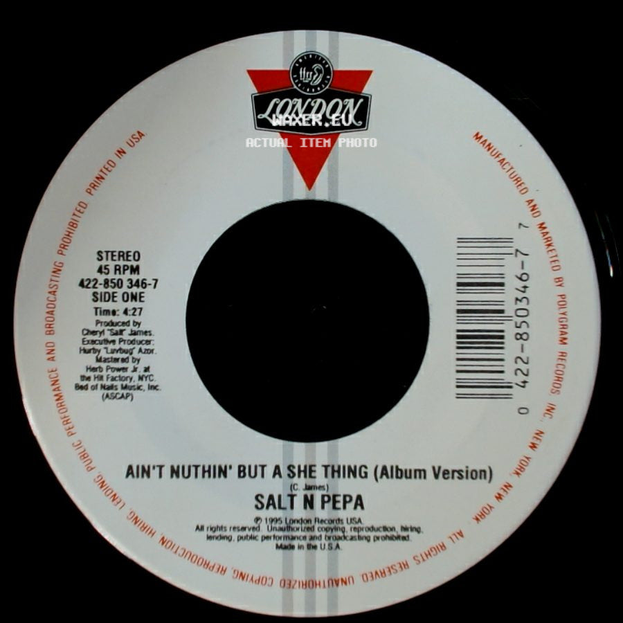 Salt N Pepa - Ain't Nuthin' But A She Thing (Album Version) / Ain't Nuthin' But A She Thing (Remix) side A
