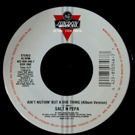 Salt N Pepa - Ain't Nuthin' But A She Thing (Album Version) / Ain't Nuthin' But A She Thing (Remix) side A