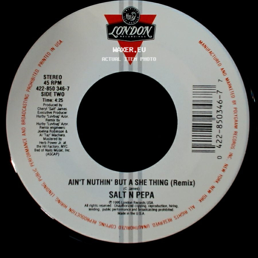 Salt N Pepa - Ain't Nuthin' But A She Thing (Album Version) / Ain't Nuthin' But A She Thing (Remix) side B