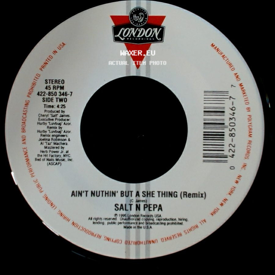 Salt N Pepa - Ain't Nuthin' But A She Thing (Album Version) / Ain't Nuthin' But A She Thing (Remix) side B