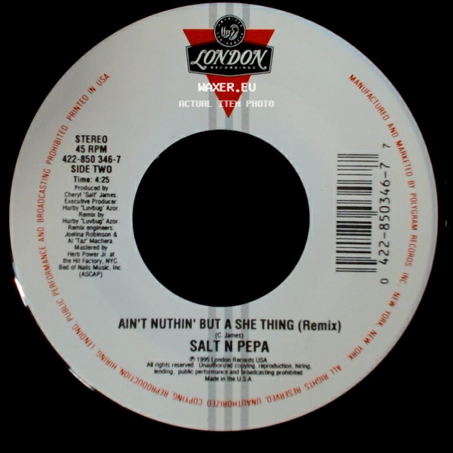 Salt N Pepa - Ain't Nuthin' But A She Thing (Album Version) / Ain't Nuthin' But A She Thing (Remix) side B