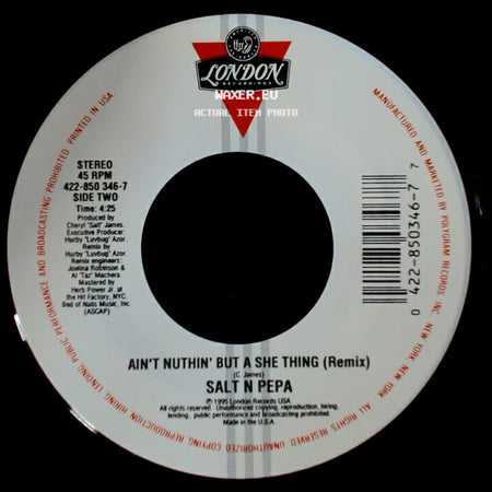 Salt N Pepa - Ain't Nuthin' But A She Thing (Album Version) / Ain't Nuthin' But A She Thing (Remix) side B