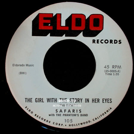 Safaris With The Phantom's Band - The Girl With The Story In Her Eyes / Summer Nights side A