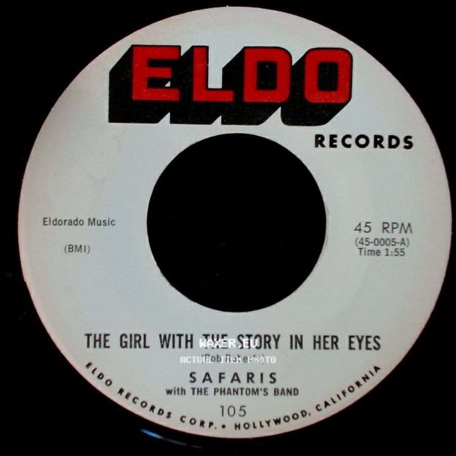Safaris With The Phantom's Band - The Girl With The Story In Her Eyes / Summer Nights side A