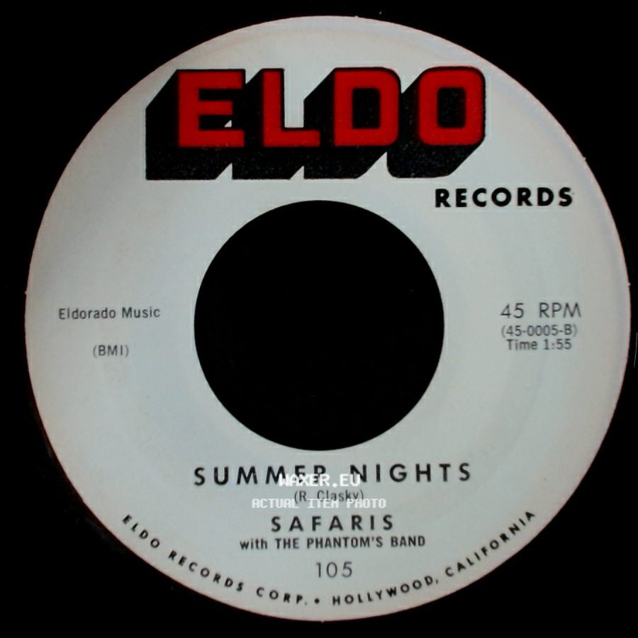 Safaris With The Phantom's Band - The Girl With The Story In Her Eyes / Summer Nights side B