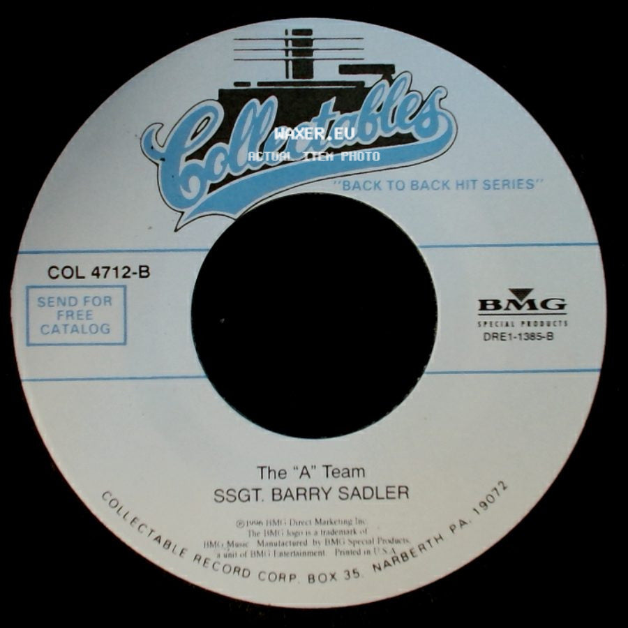Ssgt. Barry Sadler - The Ballad Of The Green Berets / The "A" Team side B