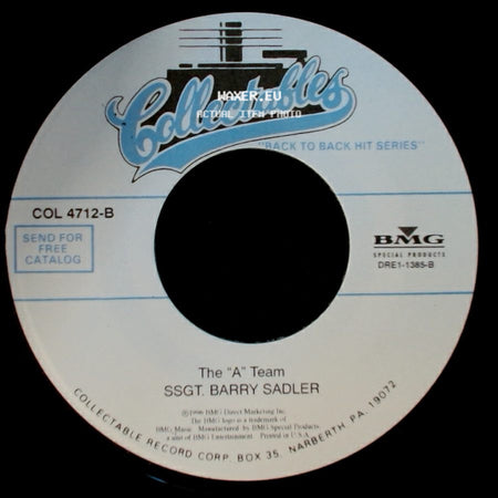 Ssgt. Barry Sadler - The "A" Team / The Ballad Of The Green Berets side A