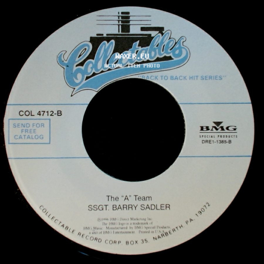 Ssgt. Barry Sadler - The Ballad Of The Green Berets / The "A" Team side B