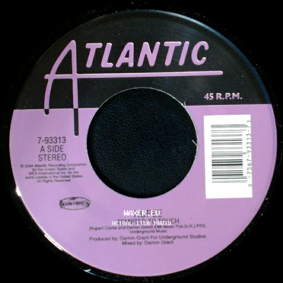 Rupee - Tempted To Touch / Tempted To Touch (Instrumental) side A