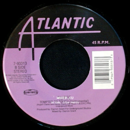 Rupee - Tempted To Touch / Tempted To Touch (Instrumental) side B