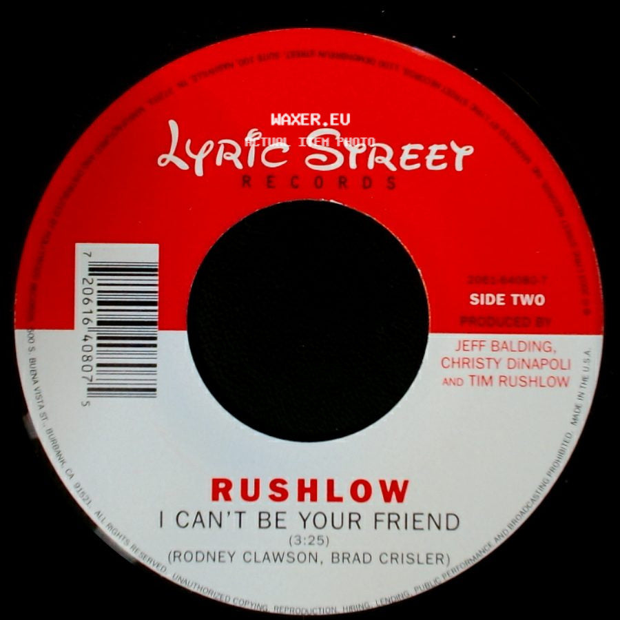 Rushlow - I Can't Be Your Friend / I Can't Be Your Friend side B