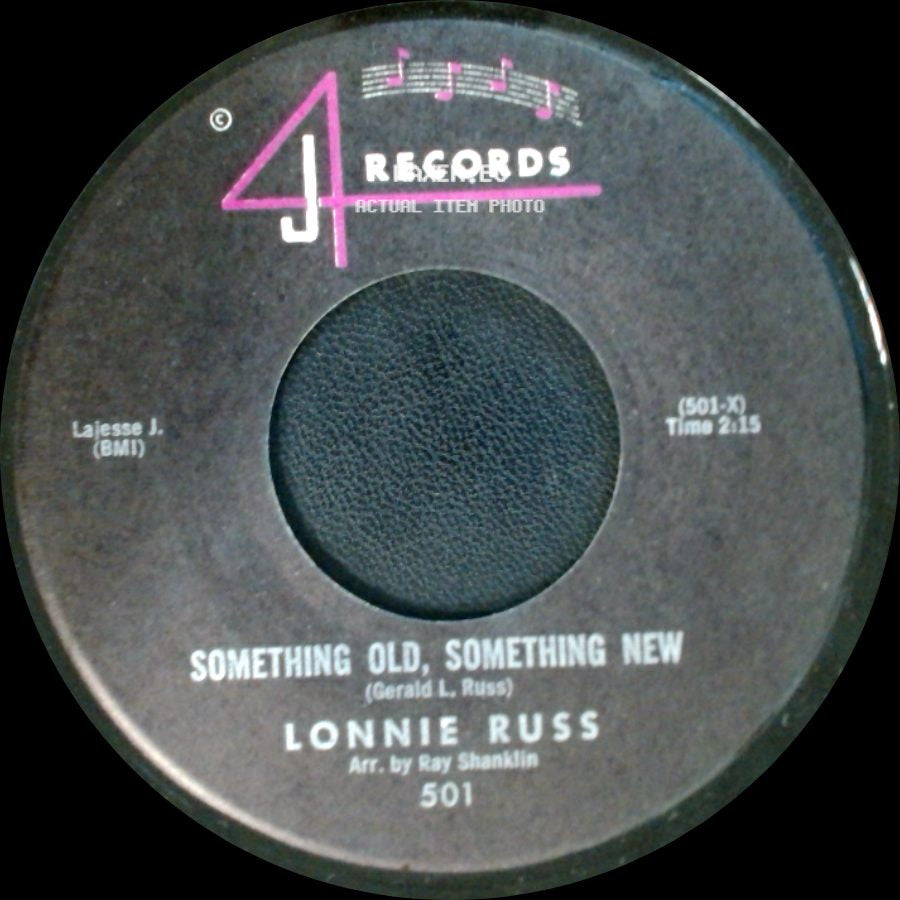 Lonnie Russ - Something Old, Something New / My Wife Can't Cook side A