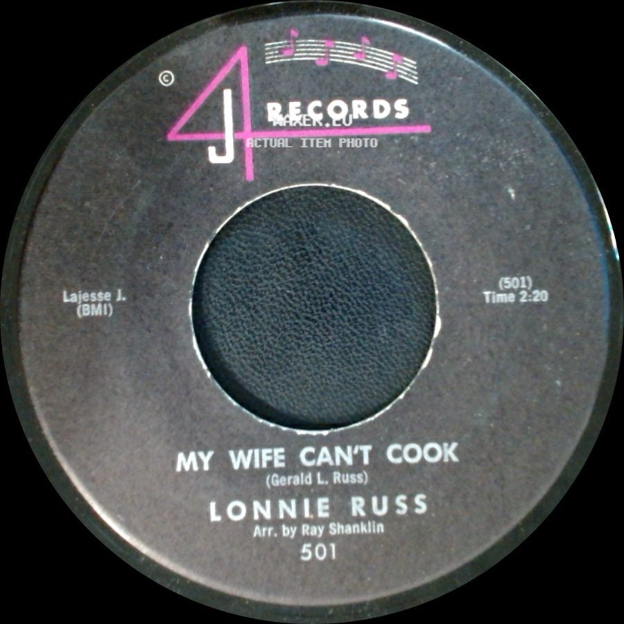 Lonnie Russ - Something Old, Something New / My Wife Can't Cook side B