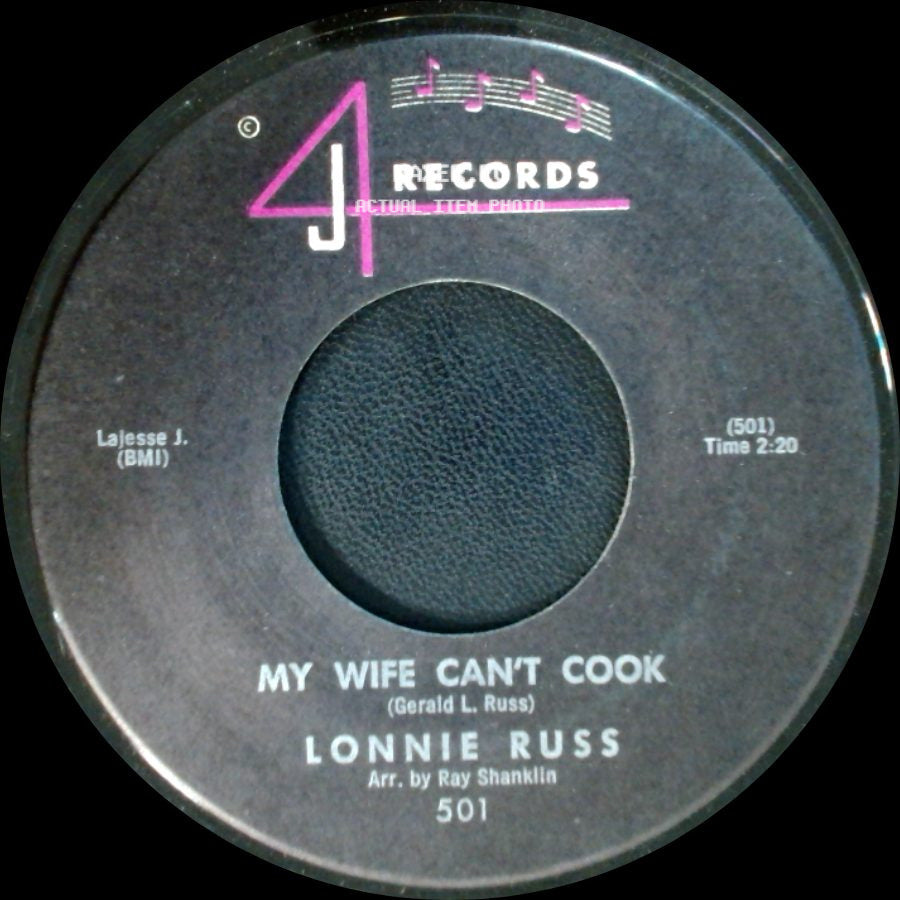 Lonnie Russ - Something Old, Something New / My Wife Can't Cook side B