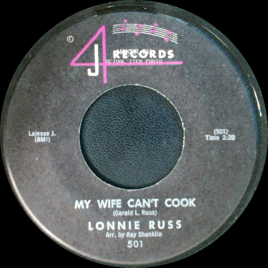 Lonnie Russ - My Wife Can't Cook / Something Old, Something New side A